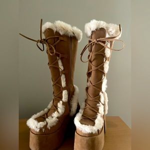 Camel-311 Tan Demonia Boots